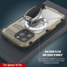 Load image into Gallery viewer, Estuche impermeable de aluminio Metal Extreme 2.0 Series para iPhone 16 Pro con protección IP68 y protector de pantalla incorporado [dorado]
