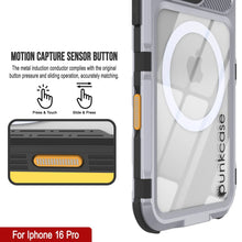 Load image into Gallery viewer, Estuche impermeable de aluminio Metal Extreme 2.0 Series para iPhone 16 Pro con protección IP68 y protector de pantalla incorporado [blanco]
