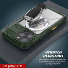 Load image into Gallery viewer, Estuche impermeable de aluminio Metal Extreme 2.0 Series para iPhone 16 Pro con protección IP68 y protector de pantalla incorporado [verde oscuro]
