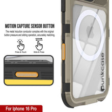 Load image into Gallery viewer, Estuche impermeable de aluminio Metal Extreme 2.0 Series para iPhone 16 Pro con protección IP68 y protector de pantalla incorporado [dorado]
