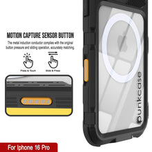 Load image into Gallery viewer, Estuche impermeable de aluminio Metal Extreme 2.0 Series para iPhone 16 Pro con protección IP68 y protector de pantalla incorporado [negro]
