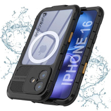 Cargar imagen en el visor de la galería, Estuche impermeable de aluminio Metal Extreme 2.0 Series para iPhone 16 con protección IP68 y protector de pantalla incorporado [negro]
