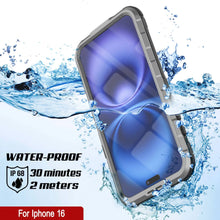 Cargar imagen en el visor de la galería, Estuche impermeable de aluminio Metal Extreme 2.0 Series para iPhone 16 con protección IP68 y protector de pantalla incorporado [plateado]

