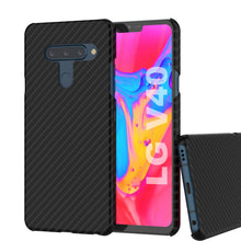 Load image into Gallery viewer, PunkCase Funda LG V40 [Serie CarbonShield] Funda Ultra Delgada y Protectora.
