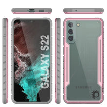 Cargar imagen en el visor de la galería, Punkcase S22 ravenger Case Protective Military Grade Multilayer Cover [Rose-Gold] 
