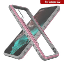 Cargar imagen en el visor de la galería, Punkcase S22 ravenger Case Protective Military Grade Multilayer Cover [Rose-Gold] (Color in image: Grey)
