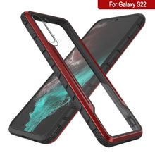Cargar imagen en el visor de la galería, Punkcase S22 ravenger Case Protective Military Grade Multilayer Cover [Red] (Color in image: Grey)
