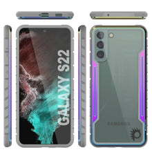 Cargar imagen en el visor de la galería, Punkcase S22 ravenger Case Protective Military Grade Multilayer Cover [Rainbow] 
