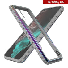 Cargar imagen en el visor de la galería, Punkcase S22 ravenger Case Protective Military Grade Multilayer Cover [Rainbow] (Color in image: Grey)
