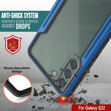 Cargar imagen en el visor de la galería, Punkcase S22 ravenger Case Protective Military Grade Multilayer Cover [Navy Blue] (Color in image: Grey)
