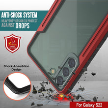 Cargar imagen en el visor de la galería, Punkcase S22 ravenger Case Protective Military Grade Multilayer Cover [Red] (Color in image: Rose-Gold)
