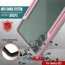 Cargar imagen en el visor de la galería, Punkcase S22 ravenger Case Protective Military Grade Multilayer Cover [Rose-Gold] (Color in image: Red)
