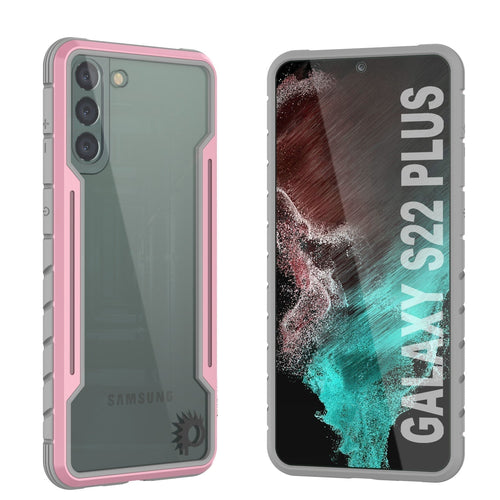 Punkcase S22+ Plus ravenger Case Protective Military Grade Multilayer Cover [Rose-Gold] (Color in image: Rose-Gold)