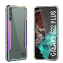 Cargar imagen en el visor de la galería, Punkcase S22+ Plus ravenger Case Protective Military Grade Multilayer Cover [Rainbow] (Color in image: Rainbow)
