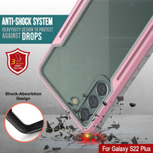 Cargar imagen en el visor de la galería, Punkcase S22+ Plus ravenger Case Protective Military Grade Multilayer Cover [Rose-Gold] (Color in image: Red)
