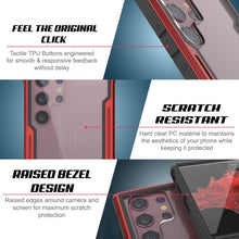 Cargar imagen en el visor de la galería, Punkcase S22 Ultra ravenger Case Protective Military Grade Multilayer Cover [Black] (Color in image: Rose-Gold)
