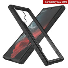 Cargar imagen en el visor de la galería, Punkcase S22 Ultra ravenger Case Protective Military Grade Multilayer Cover [Black] (Color in image: Red)
