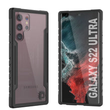 Cargar imagen en el visor de la galería, Punkcase S22 Ultra ravenger Case Protective Military Grade Multilayer Cover [Black] (Color in image: Black)
