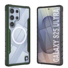 Cargar imagen en el visor de la galería, Punkcase S25 Ultra Armor Stealth Case Protective Military Grado Multicapa Cubierta [Dark Green]
