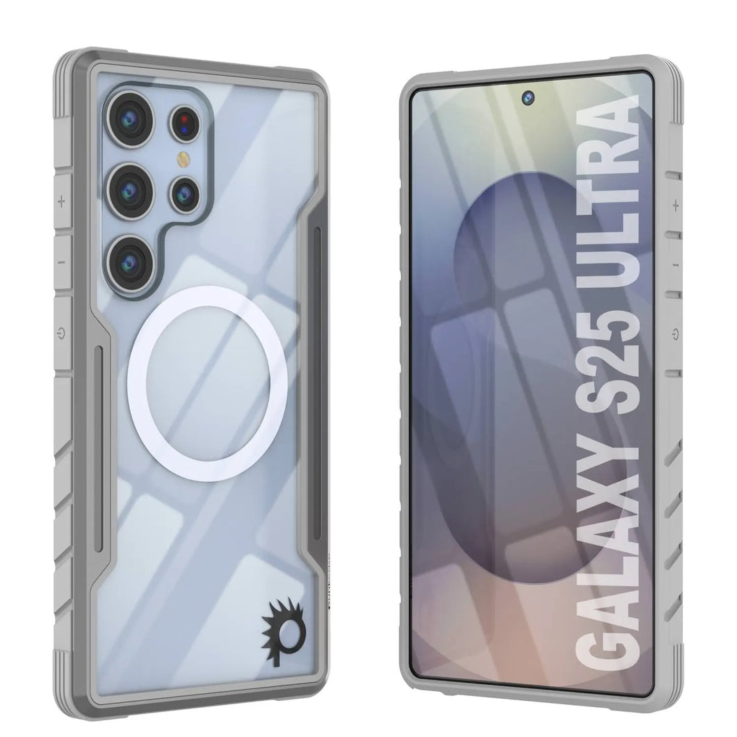 Punkcase S25 Ultra Armor Stealth Case Protective Military Grado Multicapa Cubierta [gris]