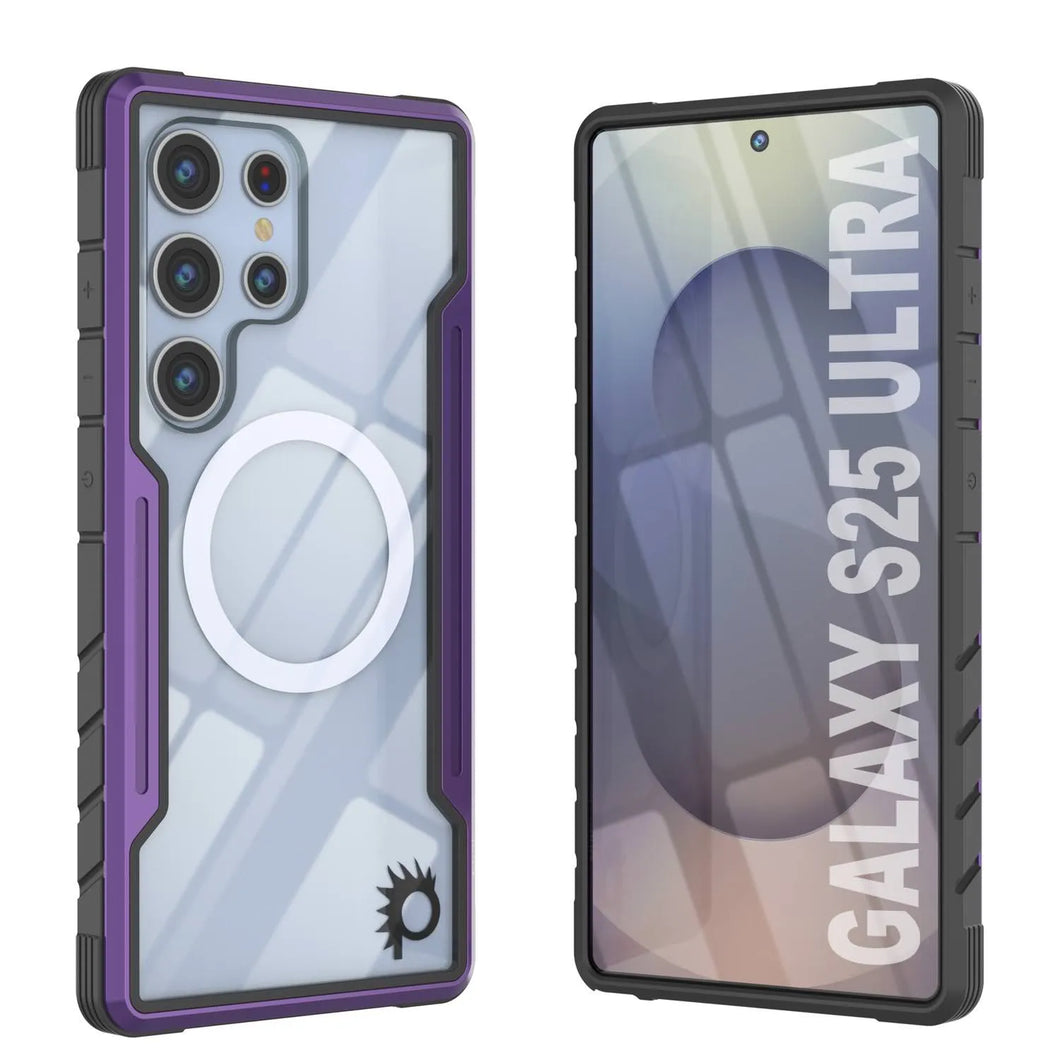 Punkcase S25 Ultra Armor Stealth Case Protective Military Grado Multicapa Cubierta [Púrpura]