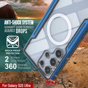 Punkcase S25 Ultra Armor Stealth Case Protective Military Grado Multicapa Cubierta [azul marino]