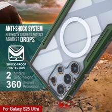 Cargar imagen en el visor de la galería, Punkcase S25 Ultra Armor Stealth Case Protective Military Grado Multicapa Cubierta [Dark Green]

