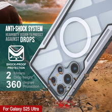 Cargar imagen en el visor de la galería, Punkcase S25 Ultra Armor Stealth Case Protective Military Grado Multicapa Cubierta [White]
