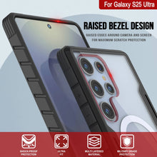 Cargar imagen en el visor de la galería, Punkcase S25 Ultra Armor Stealth Case Protective Military Grado Multicapa Cubierta [Negra]
