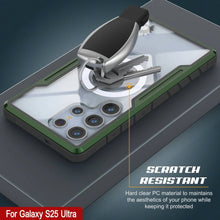 Cargar imagen en el visor de la galería, Punkcase S25 Ultra Armor Stealth Case Protective Military Grado Multicapa Cubierta [Dark Green]
