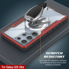 Cargar imagen en el visor de la galería, Punkcase S25 Ultra Armor Stealth Case Protective Military Grado Multicapa Cubierta [Rojo]
