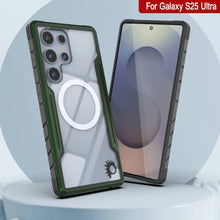 Cargar imagen en el visor de la galería, Punkcase S25 Ultra Armor Stealth Case Protective Military Grado Multicapa Cubierta [Dark Green]
