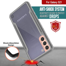 Load image into Gallery viewer, Punkcase S21 ravenger Case Protective Military Grade Multilayer Cover [Grey] (Color in image: Grey-Black)
