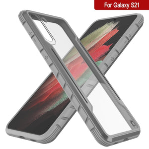 Punkcase S21 ravenger Case Protective Military Grade Multilayer Cover [Grey] (Color in image: Rainbow)