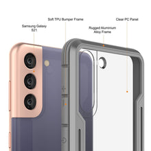 Load image into Gallery viewer, Punkcase S21 ravenger Case Protective Military Grade Multilayer Cover [Grey] (Color in image: Rose-Gold)
