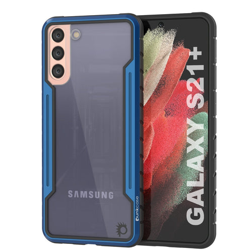 Punkcase S21+ Plus ravenger Case Protective Military Grade Multilayer Cover [Blue] (Color in image: Blue)