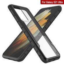 Cargar imagen en el visor de la galería, Punkcase S21 Ultra ravenger Case Protective Military Grade Multilayer Cover [Black] (Color in image: Rainbow)
