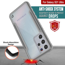 Load image into Gallery viewer, Punkcase S21 Ultra ravenger Case Protective Military Grade Multilayer Cover [Grey] (Color in image: Grey-Black)
