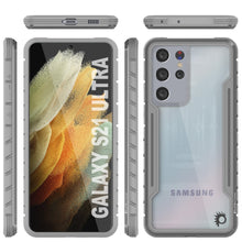Load image into Gallery viewer, Punkcase S21 Ultra ravenger Case Protective Military Grade Multilayer Cover [Grey] 
