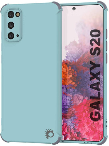 Punkcase Protective & Lightweight TPU Case [Sunshine Series] for Galaxy S20 [Teal] (Color in image: Teal)