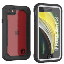Cargar imagen en el visor de la galería, iPhone SE (4.7&quot;) Waterproof IP68 Case, Punkcase [white]  [Maximus Series] [Slim Fit] [IP68 Certified] [Shockresistant] Clear Armor Cover with Screen Protector | Ultimate Protection (Color in image: white)

