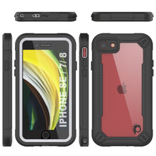 Cargar imagen en el visor de la galería, iPhone SE (4.7&quot;) Waterproof IP68 Case, Punkcase [white]  [Maximus Series] [Slim Fit] [IP68 Certified] [Shockresistant] Clear Armor Cover with Screen Protector | Ultimate Protection 
