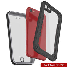 Cargar imagen en el visor de la galería, iPhone SE (4.7&quot;) Waterproof IP68 Case, Punkcase [white]  [Maximus Series] [Slim Fit] [IP68 Certified] [Shockresistant] Clear Armor Cover with Screen Protector | Ultimate Protection (Color in image: pink)
