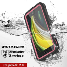 Cargar imagen en el visor de la galería, iPhone SE (4.7&quot;) Waterproof IP68 Case, Punkcase [pink]  [Maximus Series] [Slim Fit] [IP68 Certified] [Shockresistant] Clear Armor Cover with Screen Protector | Ultimate Protection (Color in image: teal)
