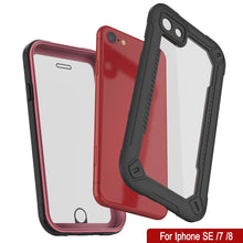 Cargar imagen en el visor de la galería, iPhone SE (4.7&quot;) Waterproof IP68 Case, Punkcase [pink]  [Maximus Series] [Slim Fit] [IP68 Certified] [Shockresistant] Clear Armor Cover with Screen Protector | Ultimate Protection (Color in image: white)
