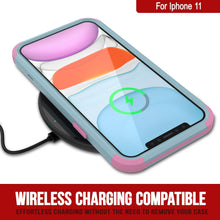Cargar imagen en el visor de la galería, Punkcase for iPhone 11 Belt Clip Multilayer Holster Case [Patron Series] [Mint-Pink] 
