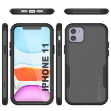 Cargar imagen en el visor de la galería, Punkcase for iPhone 11 Belt Clip Multilayer Holster Case [Patron Series] [Black] (Color in image: Mint-Pink)
