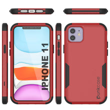 Cargar imagen en el visor de la galería, Punkcase for iPhone 11 Belt Clip Multilayer Holster Case [Patron Series] [Red-Black] (Color in image: Mint)
