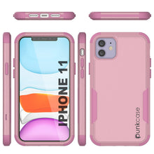 Cargar imagen en el visor de la galería, Punkcase for iPhone 11 Belt Clip Multilayer Holster Case [Patron Series] [Pink] (Color in image: Black)
