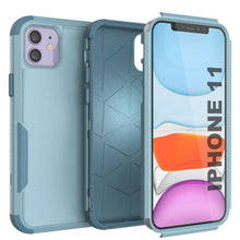 Cargar imagen en el visor de la galería, Punkcase for iPhone 11 Belt Clip Multilayer Holster Case [Patron Series] [Mint] 
